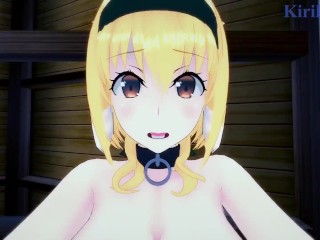 Roxanne and I have intense sex in the bedroom. – Harem in the Labyrinth of Another World POV Hentai